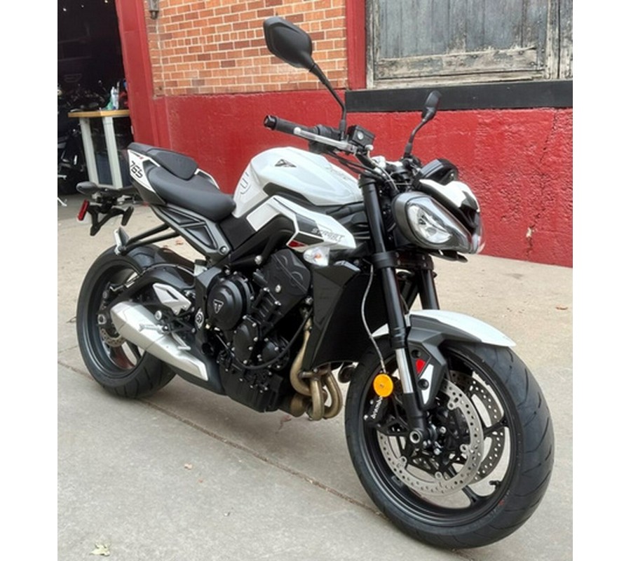 2025 Triumph Street Triple 765 R Pure White