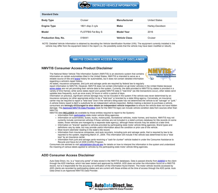 2016 Harley-Davidson Fat Boy® S