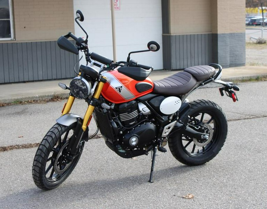 2026 Triumph Scrambler 400 X Baja Orange/Aluminium