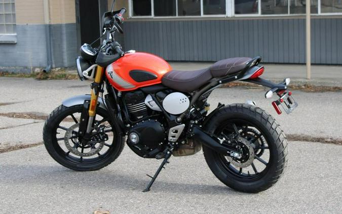 2026 Triumph Scrambler 400 X Baja Orange/Aluminium