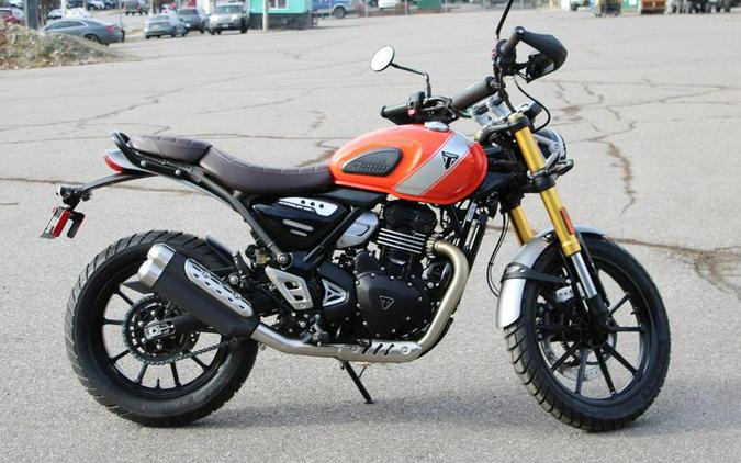 2026 Triumph Scrambler 400 X Baja Orange/Aluminium