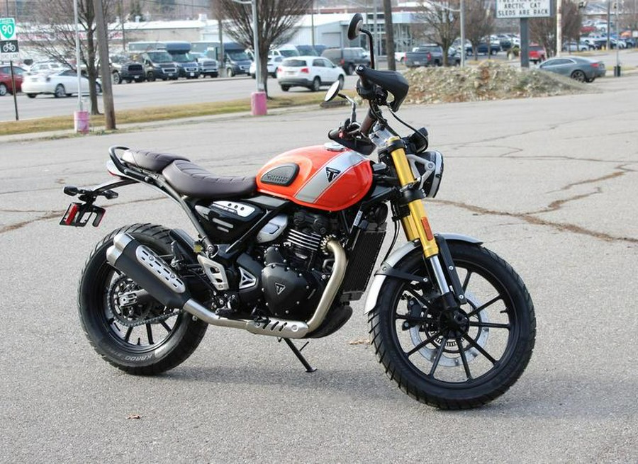 2026 Triumph Scrambler 400 X Baja Orange/Aluminium