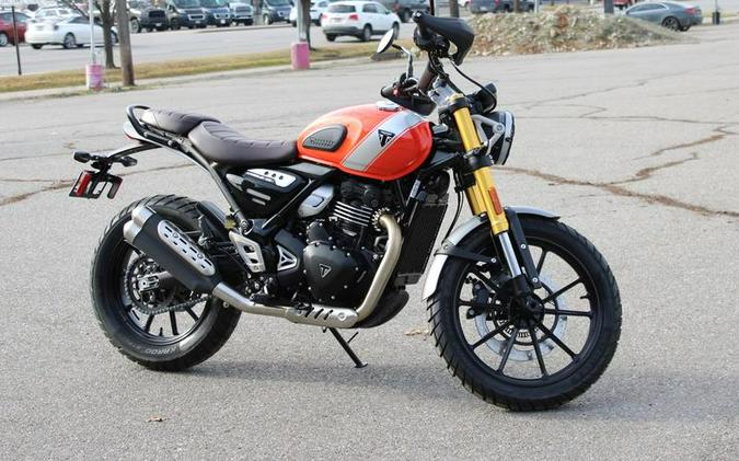 2026 Triumph Scrambler 400 X Baja Orange/Aluminium