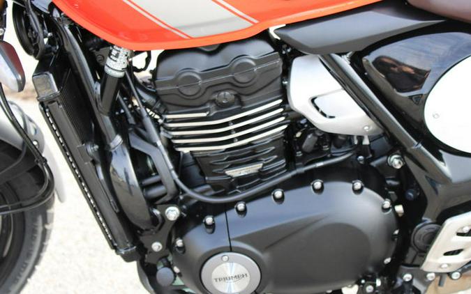 2026 Triumph Scrambler 400 X Baja Orange/Aluminium