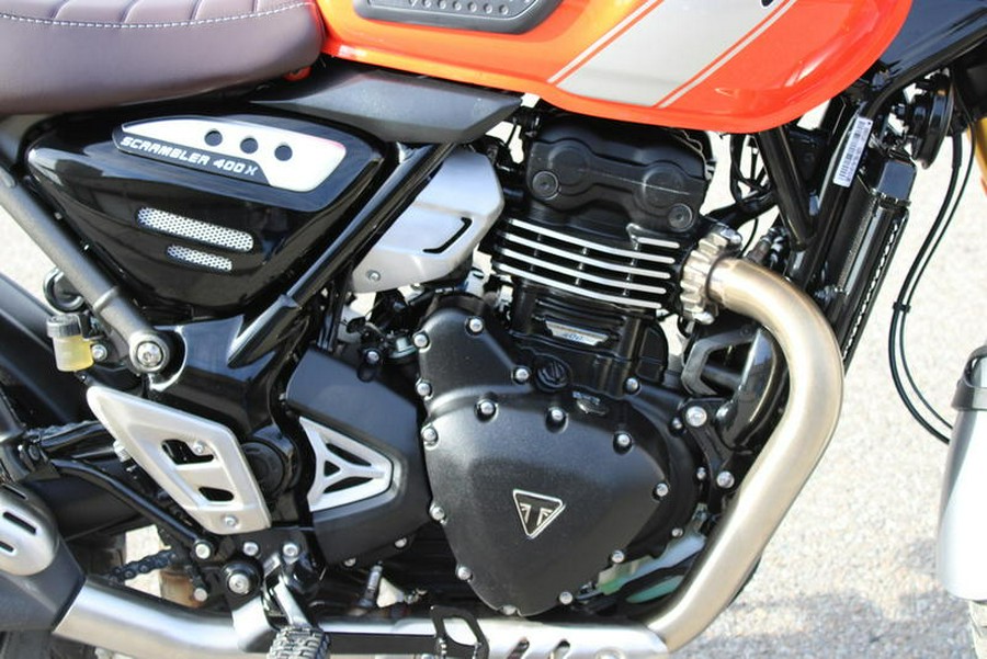 2026 Triumph Scrambler 400 X Baja Orange/Aluminium