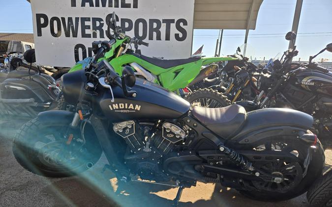 2019 INDIAN MOTORCYCLE SCOUT BOBBER ABS THUNDER BLACK SMOKE 49ST