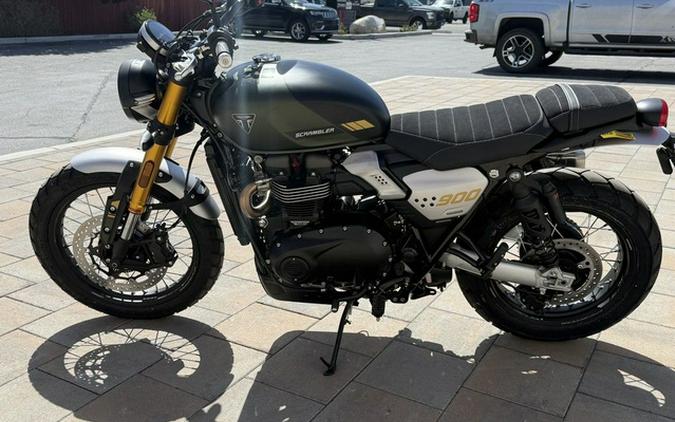 2026 Triumph Scrambler 900 Matt Khaki Green