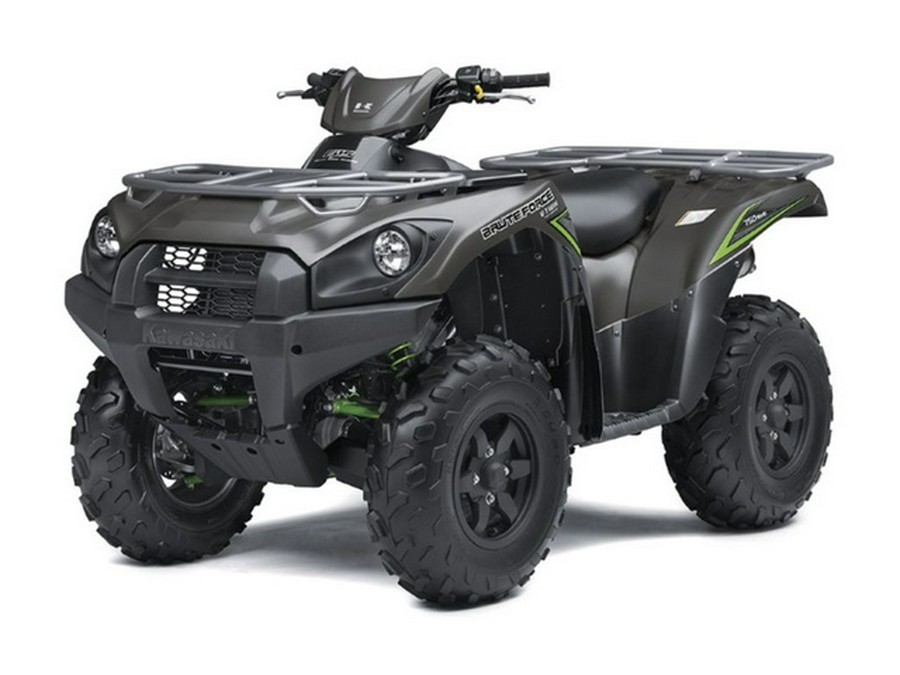 2017 Kawasaki Brute Force 750 4X4i EPS Metallic Flat Raw Grayst