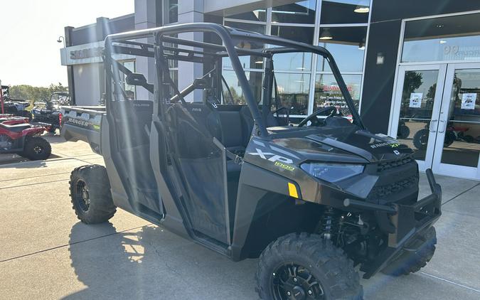 2023 Polaris Industries RANGER CREW XP 1000 Premium Super Graphite with Lifted Lime Accents