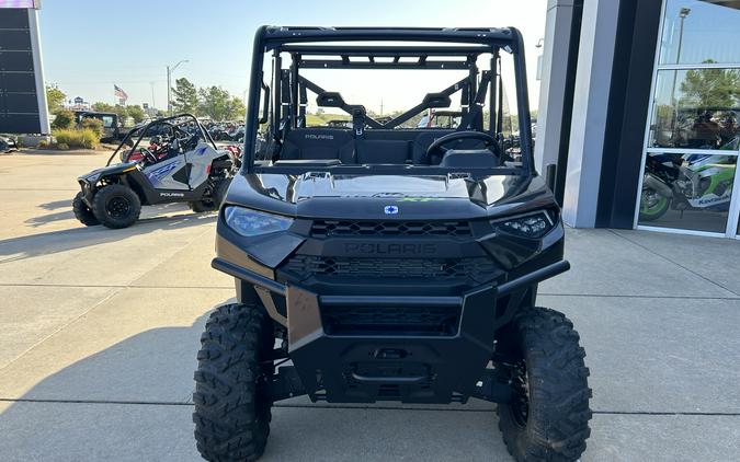 2023 Polaris Industries RANGER CREW XP 1000 Premium Super Graphite with Lifted Lime Accents