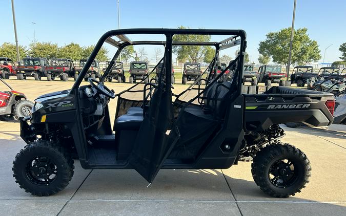 2023 Polaris Industries RANGER CREW XP 1000 Premium Super Graphite with Lifted Lime Accents