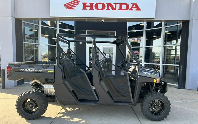 2023 Polaris Industries RANGER CREW XP 1000 Premium Super Graphite with Lifted Lime Accents