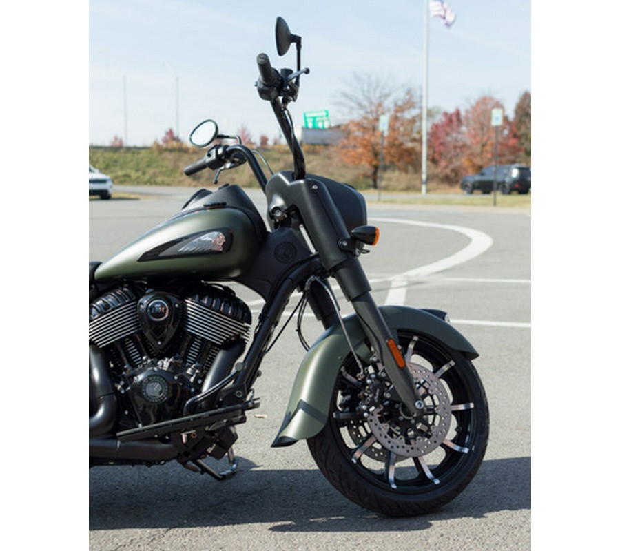 2025 Indian Springfield Dark Horse Moss Green Smoke