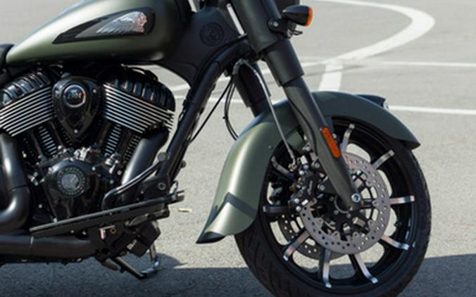2025 Indian Springfield Dark Horse Moss Green Smoke