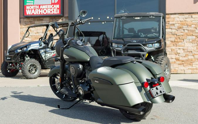 2025 Indian Springfield Dark Horse Moss Green Smoke