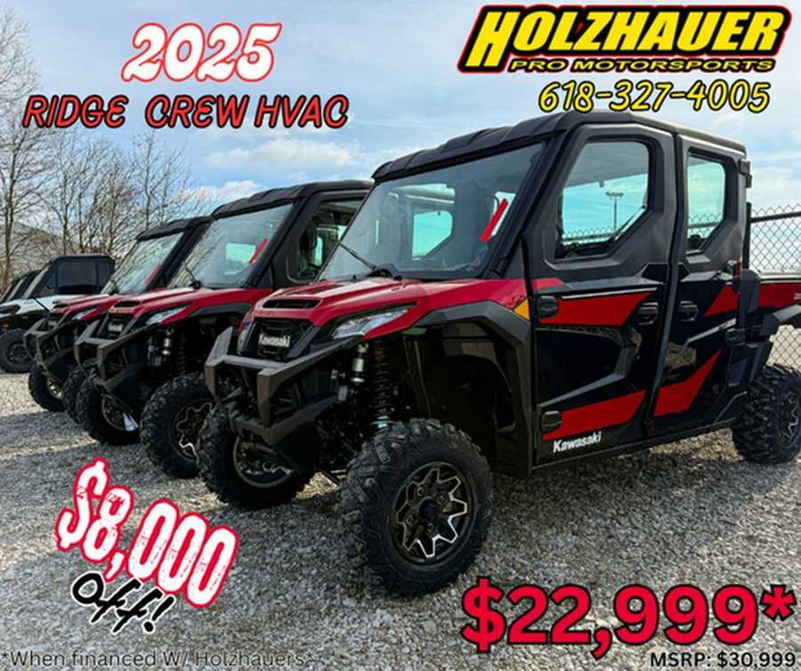 2025 Kawasaki RIDGE Crew HVAC