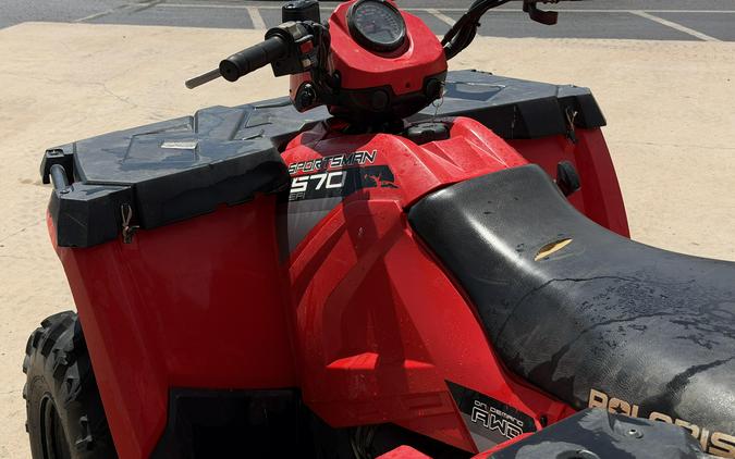 2015 POLARIS SPORTSMAN 570 INDY RED