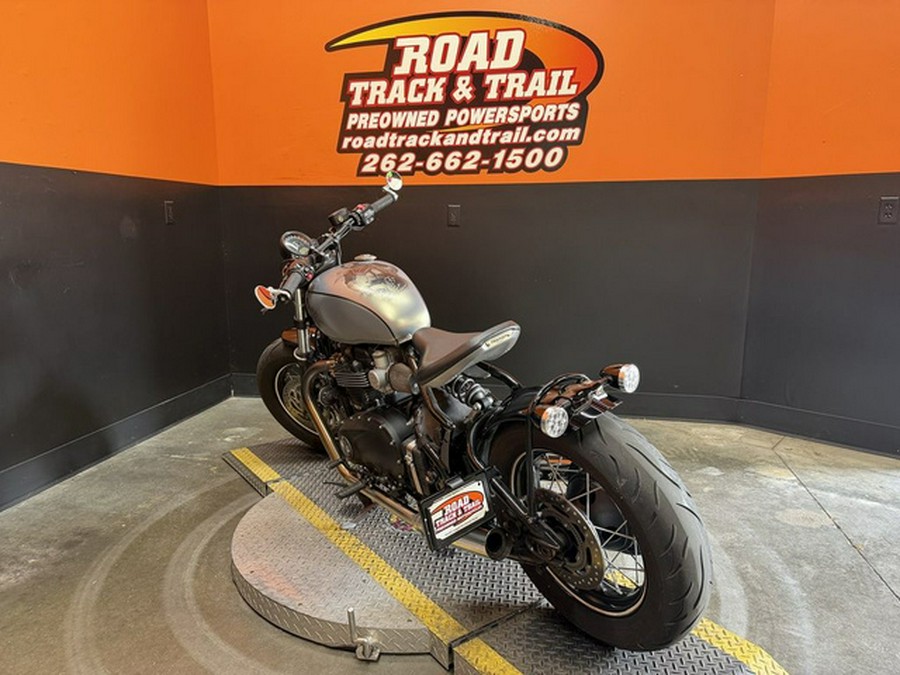 2022 Triumph Bonneville Bobber Matt Storm GreyMatt Ironstone
