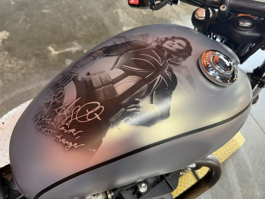 2022 Triumph Bonneville Bobber Matt Storm GreyMatt Ironstone