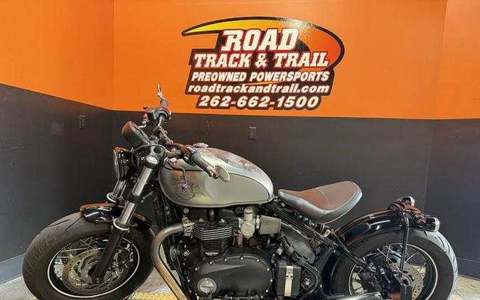 2022 Triumph Bonneville Bobber Matt Storm GreyMatt Ironstone