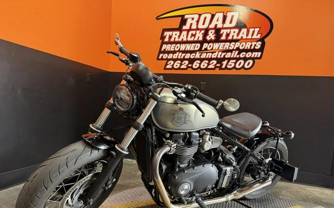 2022 Triumph Bonneville Bobber Matt Storm GreyMatt Ironstone