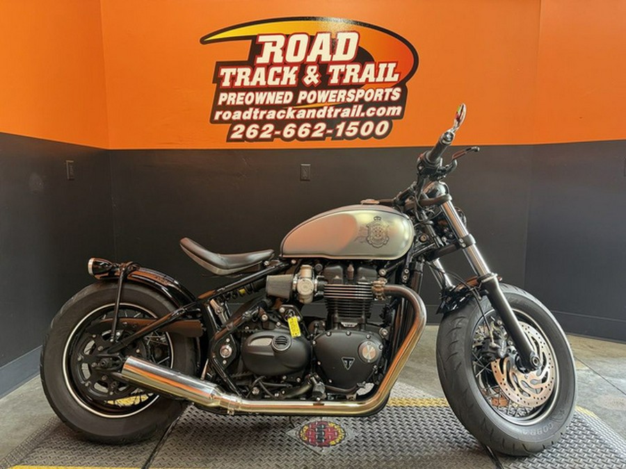 2022 Triumph Bonneville Bobber Matt Storm GreyMatt Ironstone