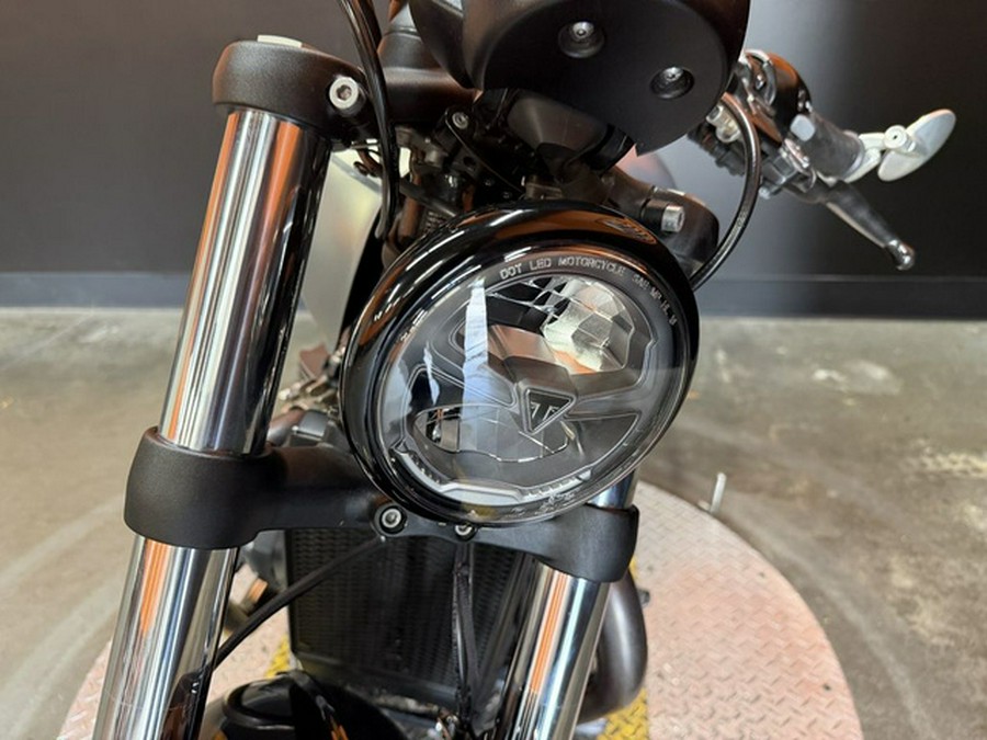 2022 Triumph Bonneville Bobber Matt Storm GreyMatt Ironstone
