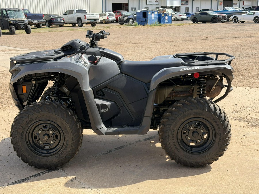 2024 CAN-AM OUTLANDER DPS 500 GRANITE GRAY