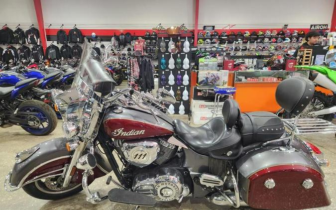 2018 Indian Motorcycle® SPRINGFIELD, STL GREY/BURGUNDY MTLIC, 49ST Base