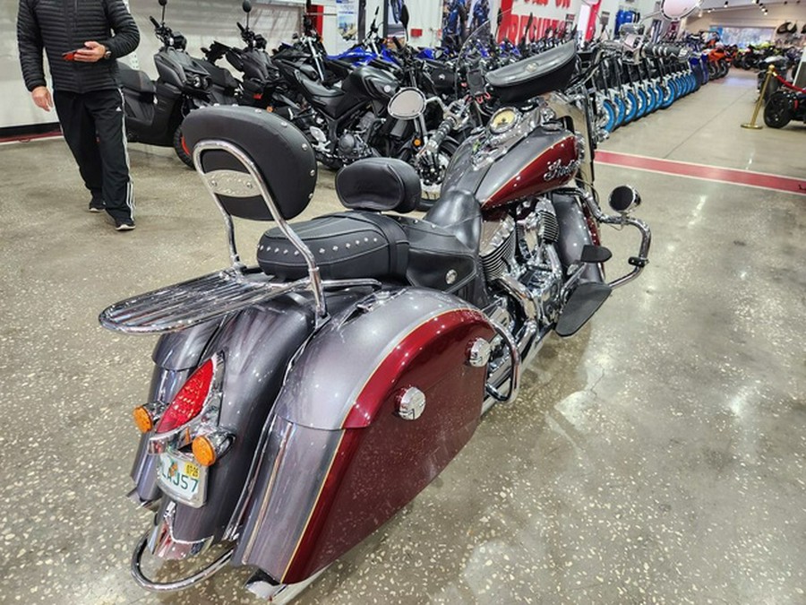 2018 Indian SPRINGFIELD, STL GREY/BURGUNDY MTLIC, 49ST Base