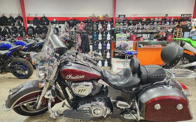 2018 Indian SPRINGFIELD, STL GREY/BURGUNDY MTLIC, 49ST Base