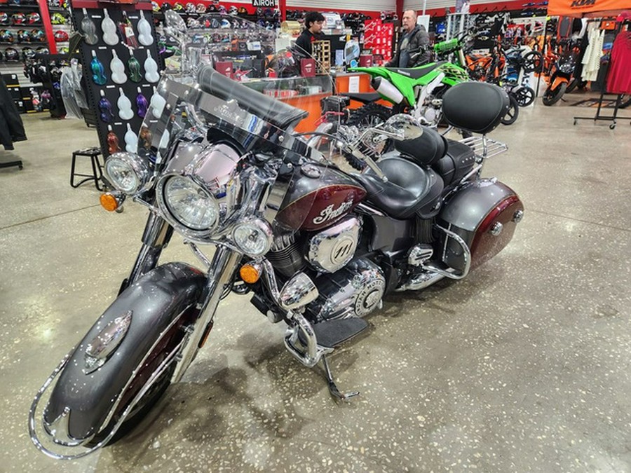 2018 Indian SPRINGFIELD, STL GREY/BURGUNDY MTLIC, 49ST Base