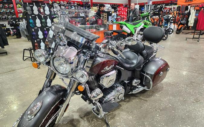 2018 Indian SPRINGFIELD, STL GREY/BURGUNDY MTLIC, 49ST Base