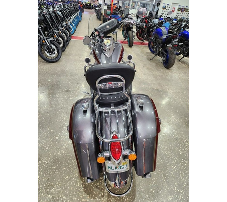 2018 Indian SPRINGFIELD, STL GREY/BURGUNDY MTLIC, 49ST Base