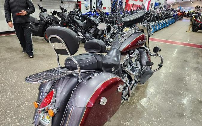 2018 Indian Motorcycle® SPRINGFIELD, STL GREY/BURGUNDY MTLIC, 49ST Base