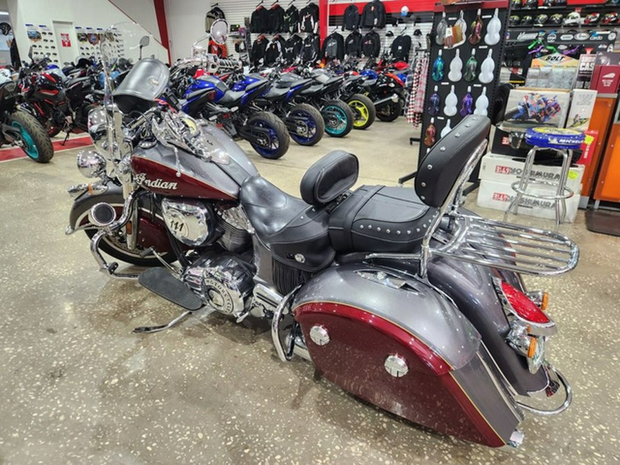 2018 Indian SPRINGFIELD, STL GREY/BURGUNDY MTLIC, 49ST Base