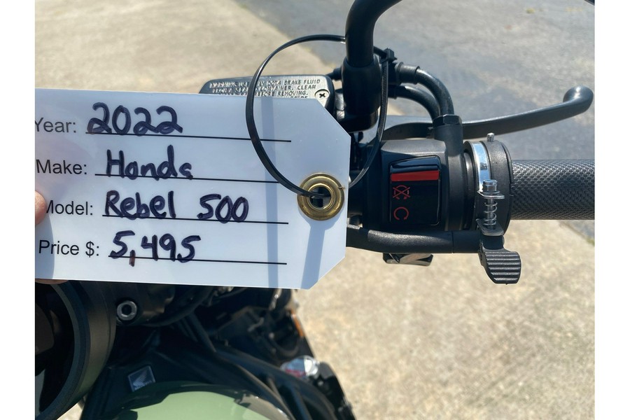 2022 Honda REBEL 500 ABS