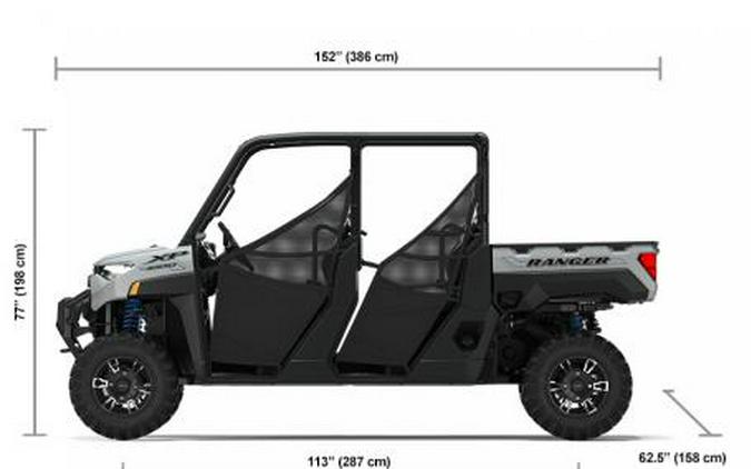 2022 Polaris Industries RANGER CREW XP 1000 Premium Ghost White Metallic