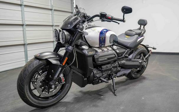 2025 Triumph Rocket 3 GT Evel Knievel Edition Chrome/Pure White
