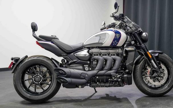 2025 Triumph Rocket 3 GT Evel Knievel Edition Chrome/Pure White