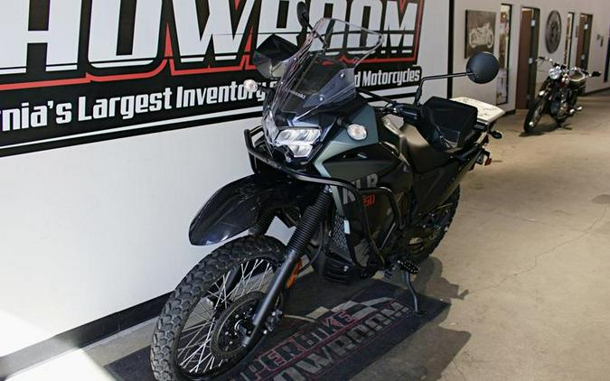 2025 Kawasaki KLR®650 Metallic Matte Old School Green