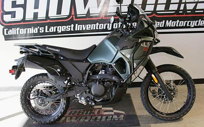 2025 Kawasaki KLR®650 Metallic Matte Old School Green