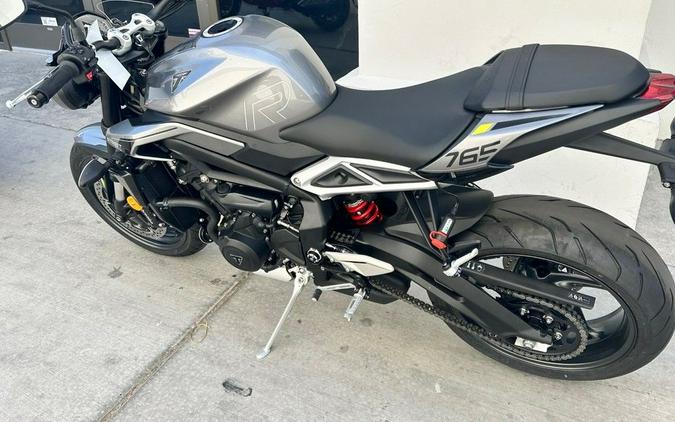 2024 Triumph Street Triple 765 R Silver Ice