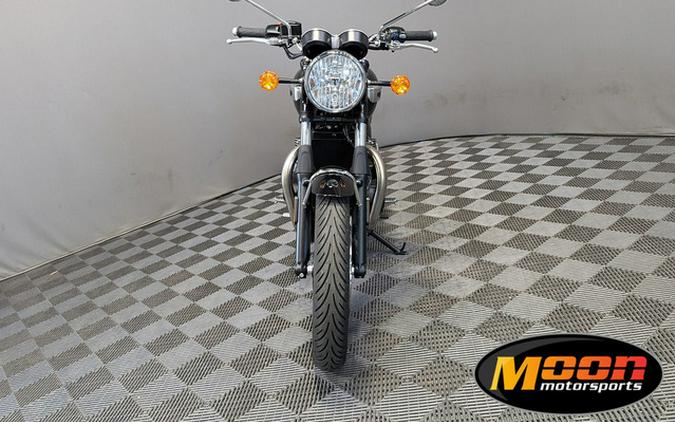 2024 Triumph Bonneville T100 Stealth Edition PHANTOM BLUE SILVER BLUE