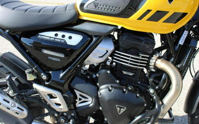 2026 Triumph Scrambler 400 XC Racing Yellow