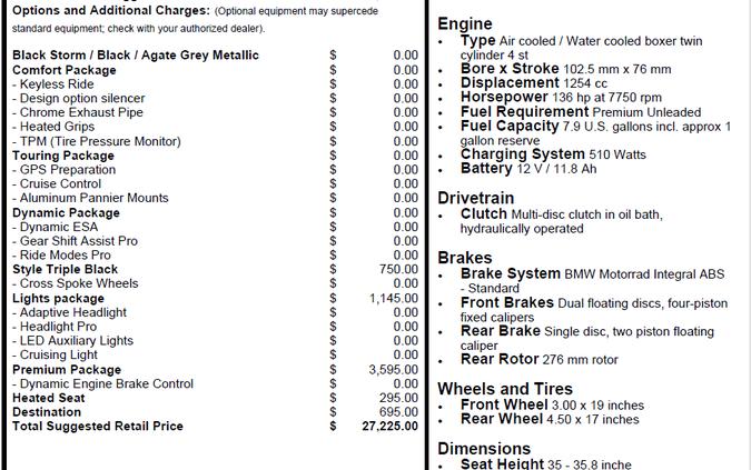 2024 BMW R 1250 GS ADVENTURE LOW SUSPENSION