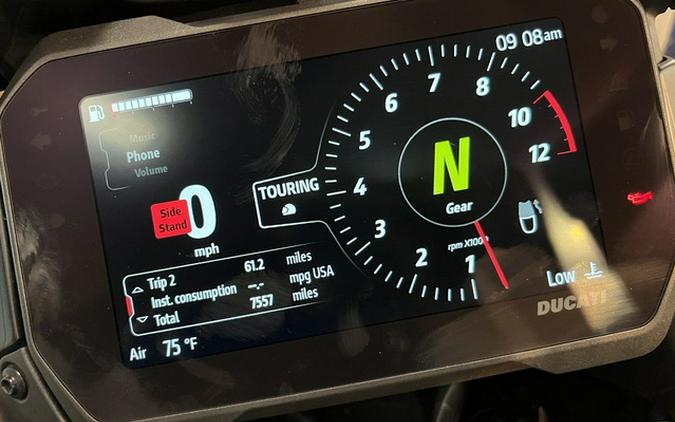 2023 Ducati Multistrada V4 Rally Brushed Aluminum & Matte Black