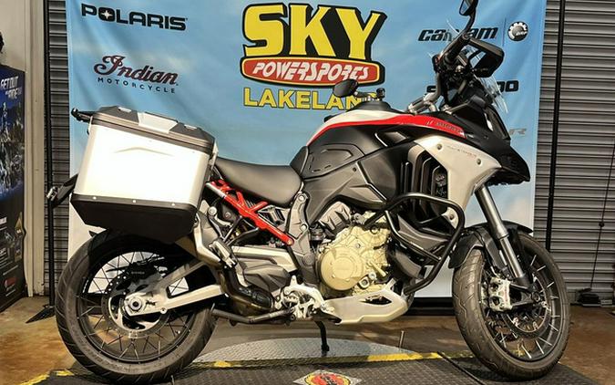2023 Ducati Multistrada V4 Rally Brushed Aluminum & Matte Black