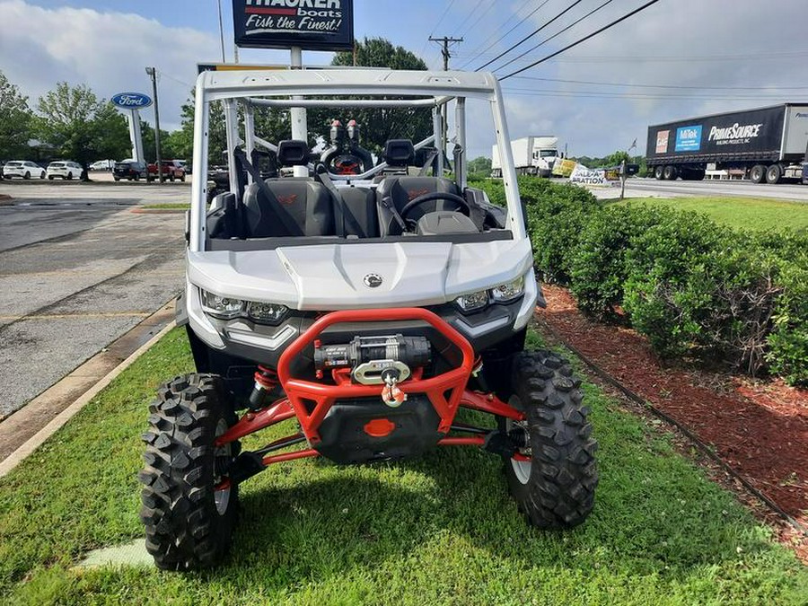 2025 Can-Am® Defender MAX X mr with Half-Doors HD10 Hyper Silver & Legion Red