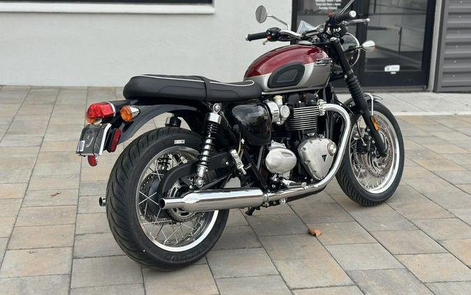 2024 Triumph Bonneville T120 Cordovan Red/Silver Ice